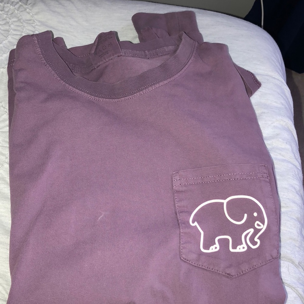 purple ivory ella long sleeve tee